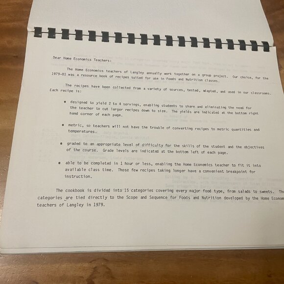 Sixty Minute Metric Chef Regional Canada Vtg Cook Book 1982 Langley - Picture 2 of 8